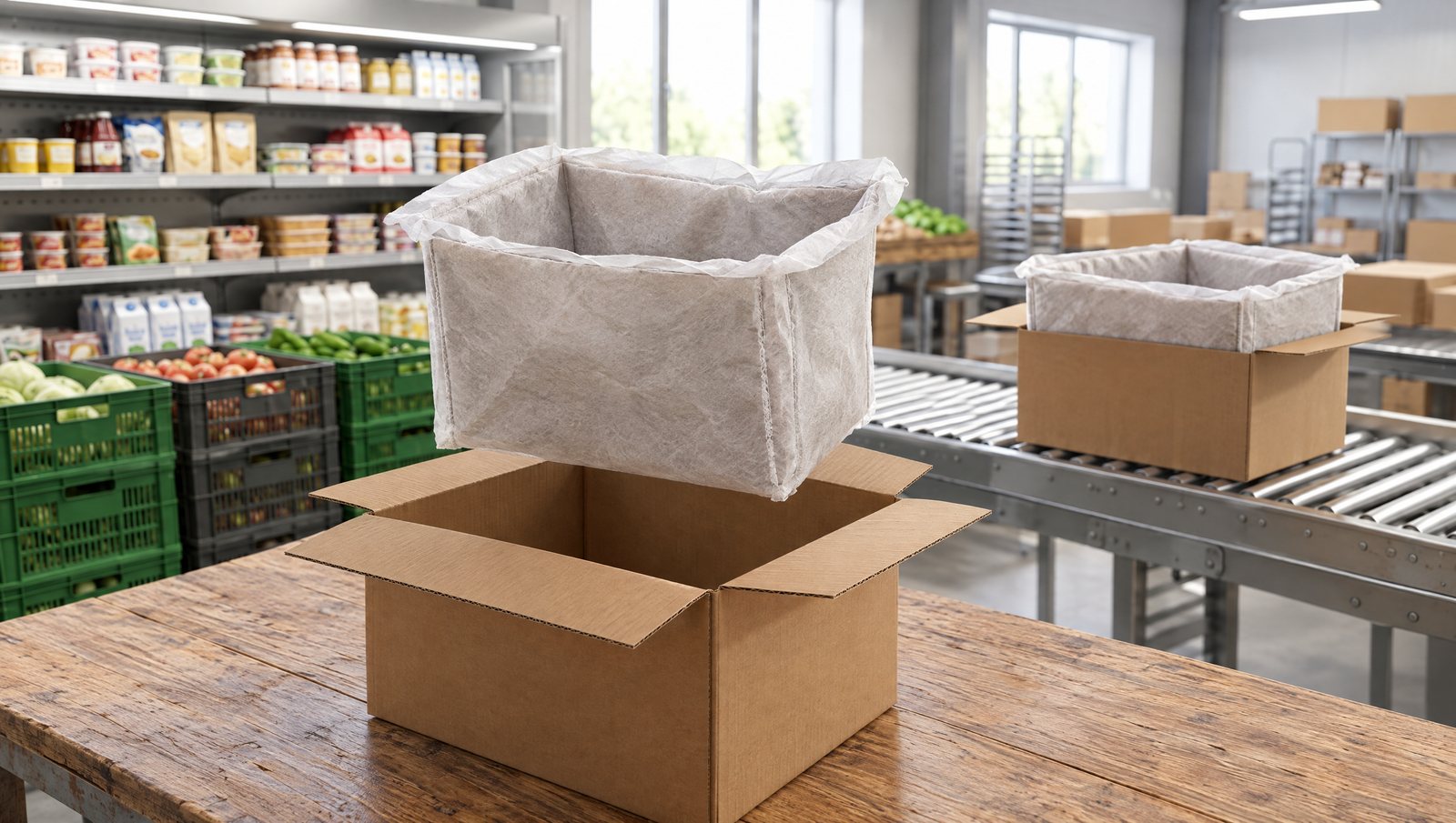 Paper Box – vorgeformte Kartonisolierung aus Recyclingpapier an der Packstation